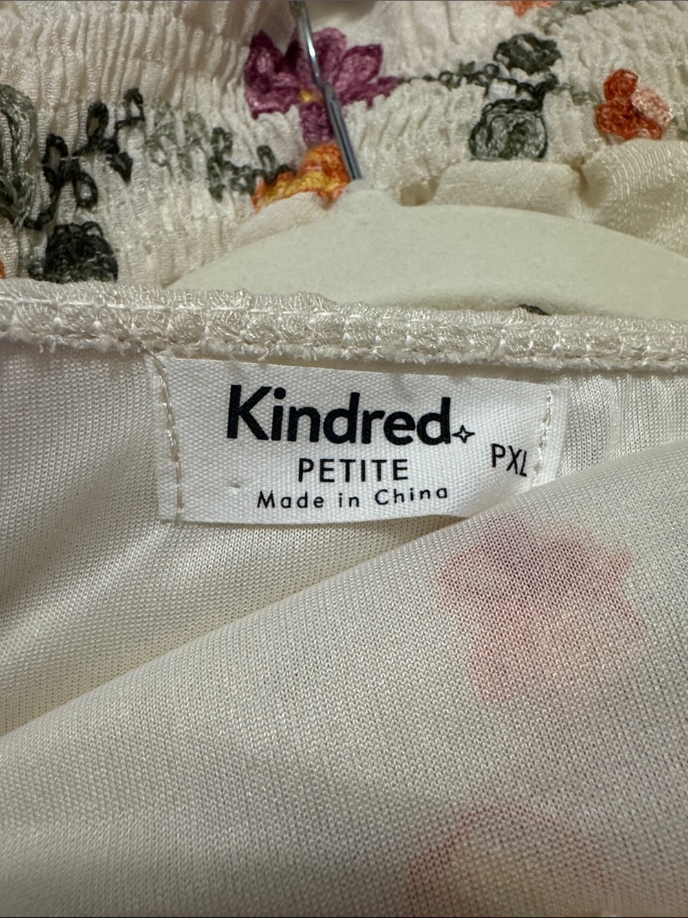 KINDRED Petite Floral Tiered Maxi Dress XLP 19” p2p Cream Multi $88 Retail 
NWT - Picture 3 of 12